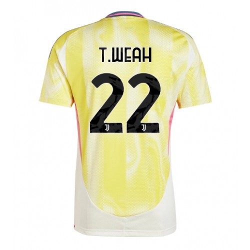 Fotballdrakt Herre Juventus Timothy Weah #22 Bortedrakt 2024-25 Kortermet